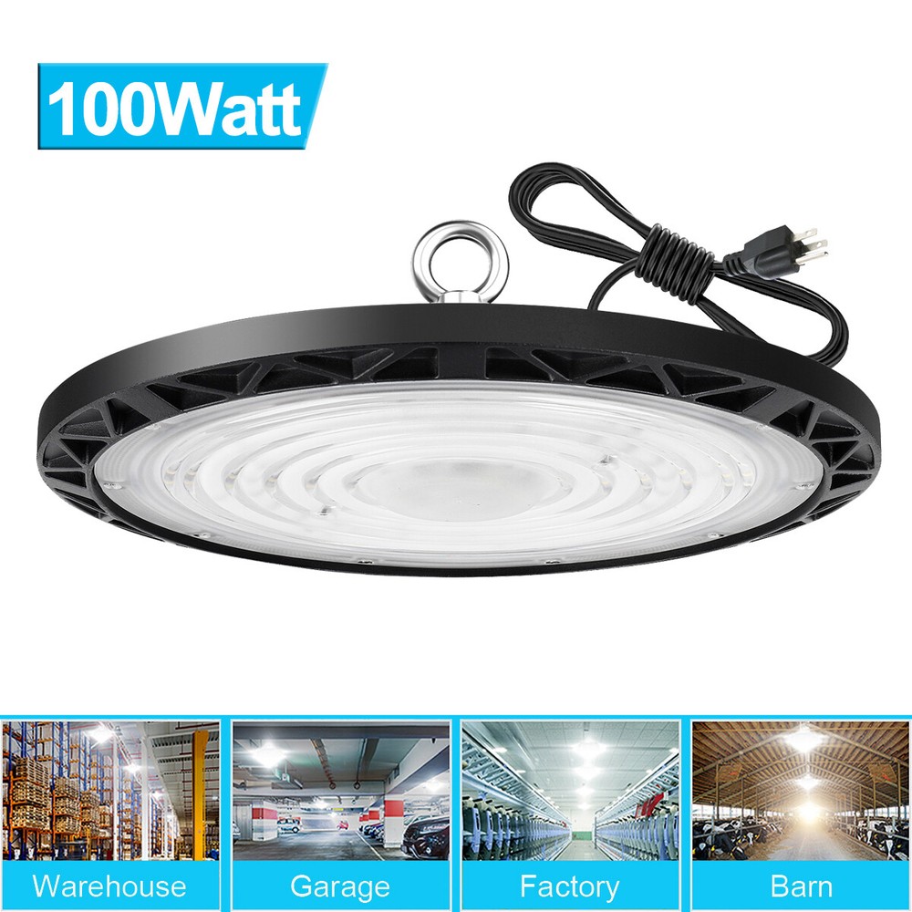 100W UFO LED High Bay Light 100 Watts Industrial Commercial Factory Shop Light