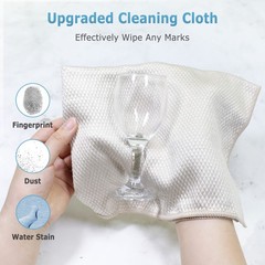 Choicy Microfiber Cleaning Cloth Reusable Cleaning Cloths Cleaning Rags 10Pcs…