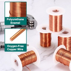20 AWG Magnet Wire, 6 OZ/169.8g Enameled Copper Wire, 155C(311F)