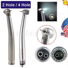 PANA MAX Pieza Mano Dental de Alta Velocidad Turbina Aire Pulsador 2/4H w/ LED