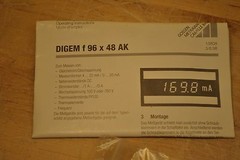 Gossen Metrawatt GMBH A1060 Digem F 96 X 48 AK Panel Meter