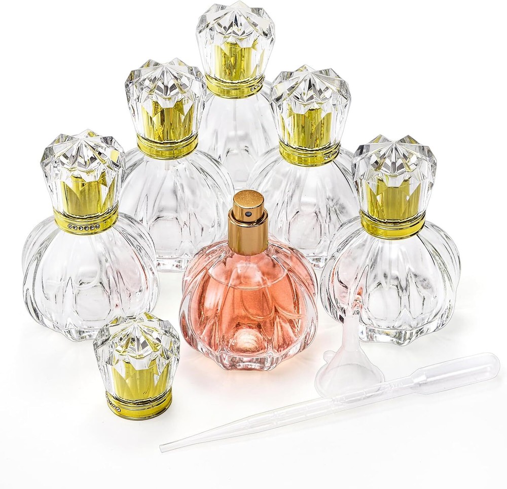 Foraineam 6 Pack 50ML / 1.7oz 2.5 x 3.7 inch / 6.4 x 9.5cm (W x H), Clear