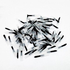 100Pcs Dental Disposable Composite Replaceable Brush Tips with 2 Pcs Handles