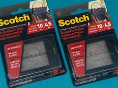 6 Packs Scotch Fastener 3M Indoor Outdoor Heavy Duty Hook & Loop Stick On 24 pc