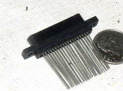 1 MIN-E-CON DSR-37S6C3-0.5 F FEMALE PIN SOCKET PCB PWB CONNECTOR RECEPTACLE PLUG