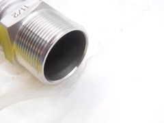 Hose Master 1-1/2″MNPT x 1-1/2″MNPT Swivel x 12″L FSMS Hose Connector