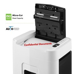 Aurora Professional Grade 150-Sheet Auto Feed Micro-Cut Paper & Card Shredder