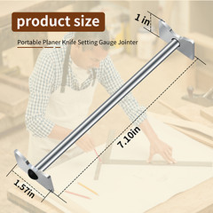 Fits Delta 22-540 12″ Portable Planer Knife Setting Gauge