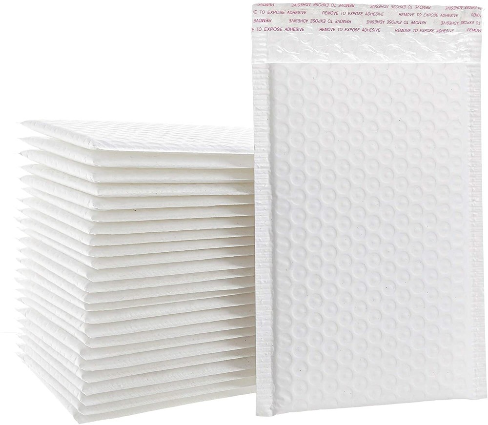 250 #0 6.5×10 Poly Bubble Padded Envelopes Mailers Bags DVD X-Wide 6.5×10