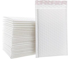 250 #0 6.5×10 Poly Bubble Padded Envelopes Mailers Bags DVD X-Wide 6.5×10
