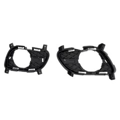 HECASA Fog Light Bezels LH & RH for Infiniti G37 2011-2015 Compatible