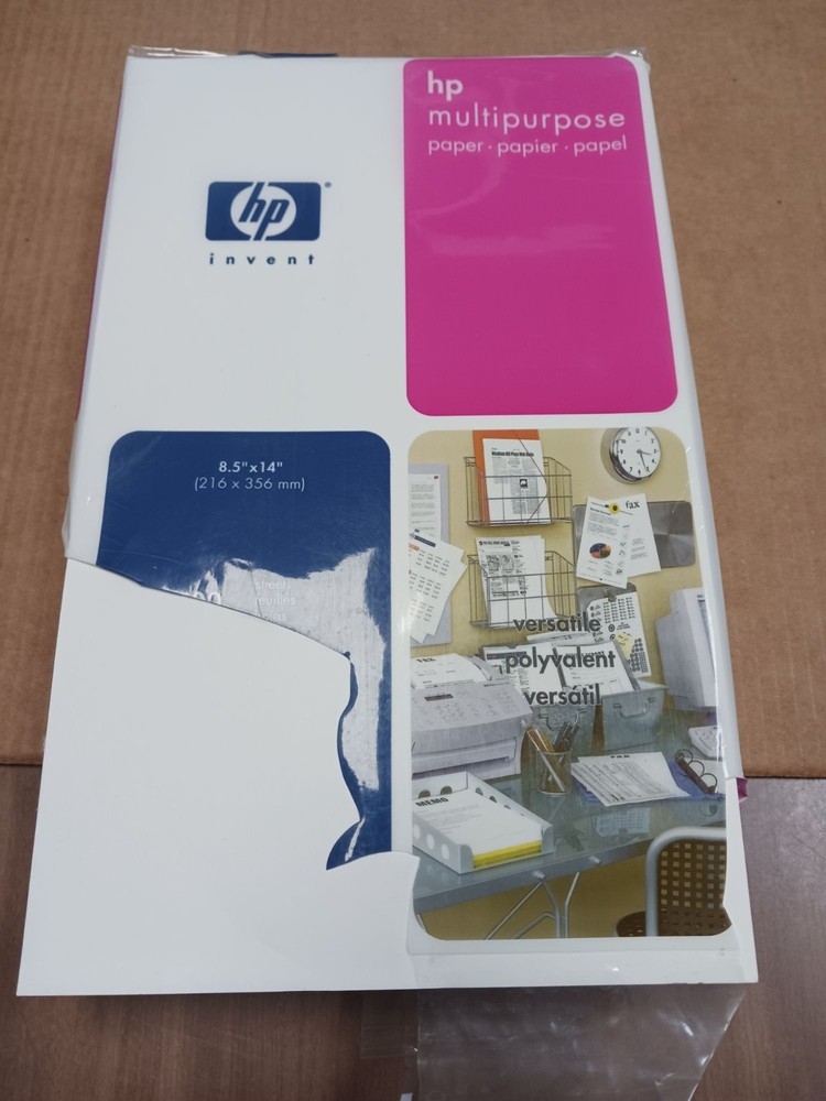HP invent Multipurpose Paper 8.5X14in 92 bright 20lb 500 sheets Item #HPM1420