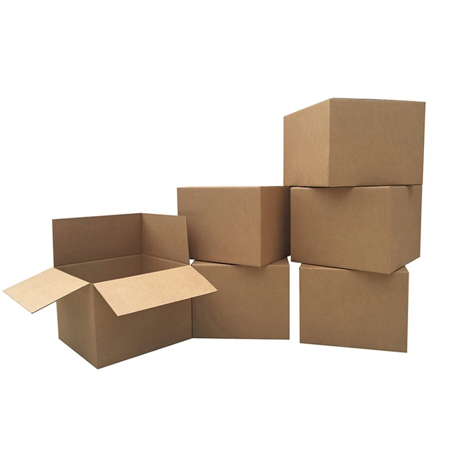 Corrugated boxes, can be used for storage, mailing; Multiple sizes available