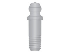 Grease Fitting Zerk 1/4-28 SAE-LT Ex Long Stainless Steel PV (7 Pieces)