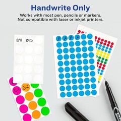 Avery Color-Coding Removable Labels, 3/4 Inch Round One Size, 0