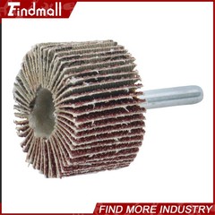 Findmall 5 Pack 1-1/2″x1″x1/4″ 60 Grit Aluminum Oxide Shank Mounted Flap Wheels