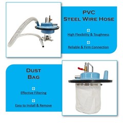30L Pneumatic Industrial Wet Dry Vacuum Cleaner Iron Chip & Oil Suction Machine