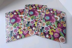 Vera Bradley Va Va Bloom Plastic Pocket Binder Dividers Lot 3 Floral 3-Ring Fold