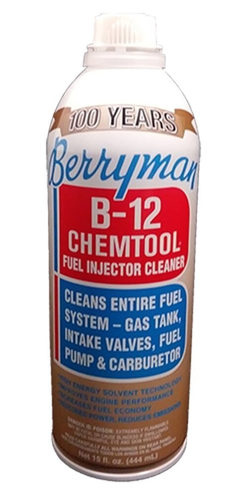 Berryman 0116 B-12 Chemtool Carburetor Fuel System And Injector Cleaner 15 Oz.