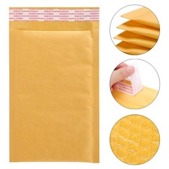 25/50/100/200/500 Kraft Bubble Mailers Padded Envelope Shipping Bags All Size US