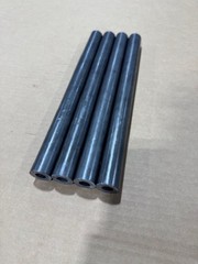 (4 PCS) 1″ OD x 1/4″ Wall DOM Seamless Round Tube x 12″ Long, Mild Steel Tube