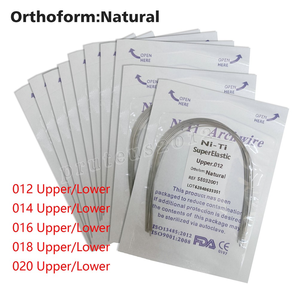 Dental Orthodontic Niti Arch Wire Super Elastic Natural Nature Form Round SALE!