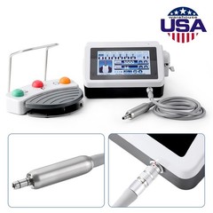 AZDENT Dental Surgical Implant Motor Touch Screen 20:1 Fiber Optic Contra Angle