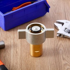NEW 1″ NPT Wet-Line Wing Nut Hydraulic Quick Disconnect Coupler / Coupling Set