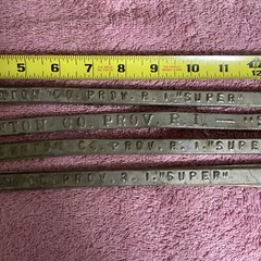 TIN LEAD SOLDER BAR “SUPER” 1/2 INCH X 9 To 16 In. 4 Bars 1 Lb 13Oz