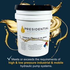Presidential Hydraulic Oil AW 46 – Anti-Foam – Corrosion Protection – 5 GAL