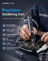 FNIRSI HS-03 Cordless Soldering Iron USB-C Rechargeable 2600mAh 5 Temp Setting