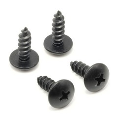 Stainless Screws for Subaru Outback License Plates (Set of 4, Black)