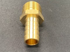4 Pack Hex Adapter 1/2″ Male NPT to 3/8″ Hose Barb