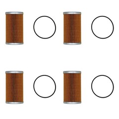 Qty 4: Fuel Filter Fits Bobcat Replaces 6682493