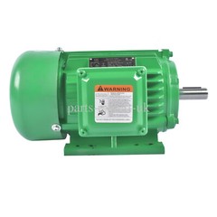2HP 3 Phase Electric Motor 1800 RPM 145T Frame TEFC 230/460 Volt High Efficiency