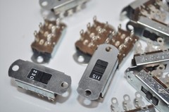 Lot of 20 NOS UID AMF AC 115V-230V 6 Terminal DPDT Voltage Selector Slide Switch