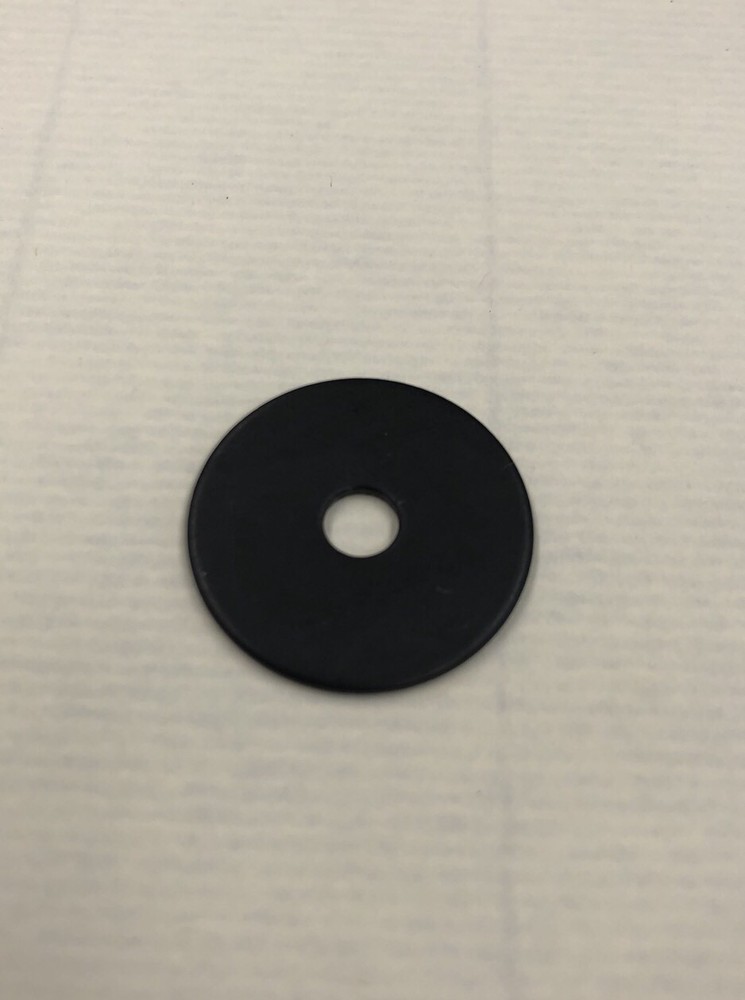 (25) 1/4 X 1-1/4 Fender Washer Steel Black Oxide Wide Oversize Fits 6mm, 1/4”