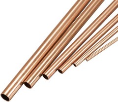 Versatile Copper Tube Set – 6-Pack, Multiple Sizes for DIY & Craft Projects