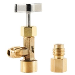 R134a Can Tap, Puncture Style R134a Refrigerant Dispenser with Tank Adapter f…