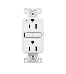 Eaton TRGF15W Slim Tamper-Resistant GFCI Receptacle 15A 125V, White (3-Pack)