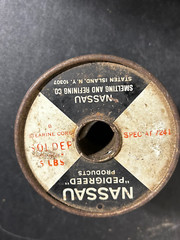 NASSAU B STEARINE CORE SOLDER 2.5 LB ROLL VINTAGE MADE IN USA