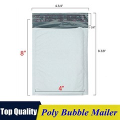 #000 4×8 (4×7) Poly Bubble Mailer Self Padded Envelope Bag 25,50,100,200,500Pcs