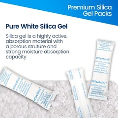 10 Gram Food Safe Desiccant Pack, Premium Silica Gel packet, Moisture Absorbers