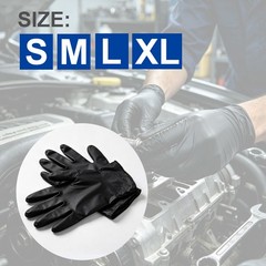 100PCS Disposable Gloves Nitrile Powder Free Universal Kitchen Work Safety Glove