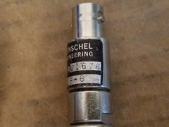 Weinschel Engineering LB-6 6dB RF Attenuator 2GHz BNC(m-f) Microwave #V1676