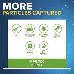 Filtrete 13.5X13.5X1 Ac Furnace Air Filter Merv 8 Mpr 700 Tough On Pollen Easy