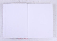 Floral Cover Blank Book Hardcover about 6.25X8.75 Artbook Notepad Sketch Notes