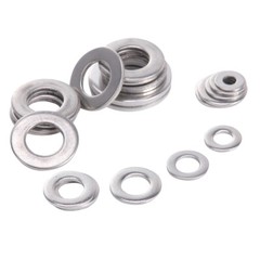 660 Pieces of 304 Stainless Steel Washers Flat Washer Assortment Kit 6 Sizes New