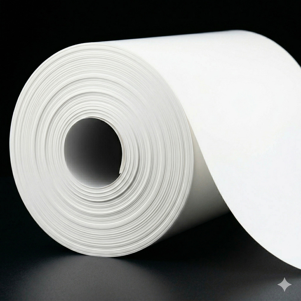 DoonX Virgin PTFE Film Roll 0.3mm 0.012″Thick x 12″ x 39.4″ Pure Teflon Material