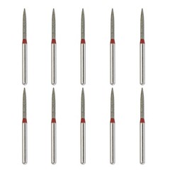 Dental Diamond Burs FG Flame Bur 863/012F Fine Grit For High Speed Handpiece